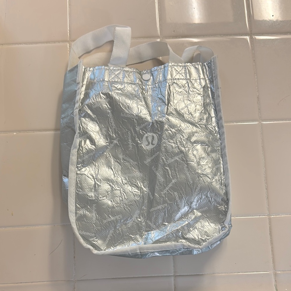 lululemon athletica Silver Tote Bag